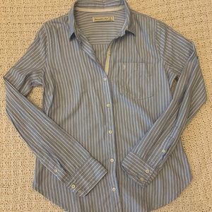 Abercombie & Fitch Pin Striped Button Down Shirt